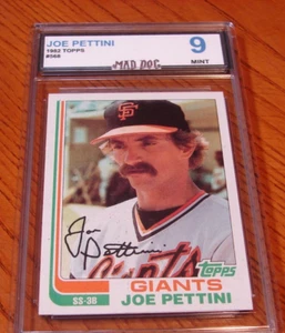 JOE PETTINI---1982 TOPPS----#568--Set BREAK----MINT 9****GIANTS***Mad Dog - Picture 1 of 1