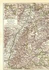 Baden Alte Historische Landkarte Lithographie Um 1900 D253