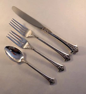 Classic Bouquet-Gorham Sterling 4-Piece Place Setting(s) - Picture 1 of 5
