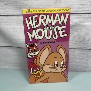 Herman The Mouse & Friends Vintage - Scrapily Married- 1992 - VHS Movies - GOOD - Picture 1 of 3