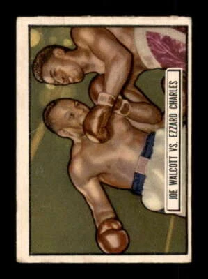 1951 Topps Ringside #85 Joe Walcott vs. Ezzard Charles VG/VGEX 542923 - Image 1 of 2