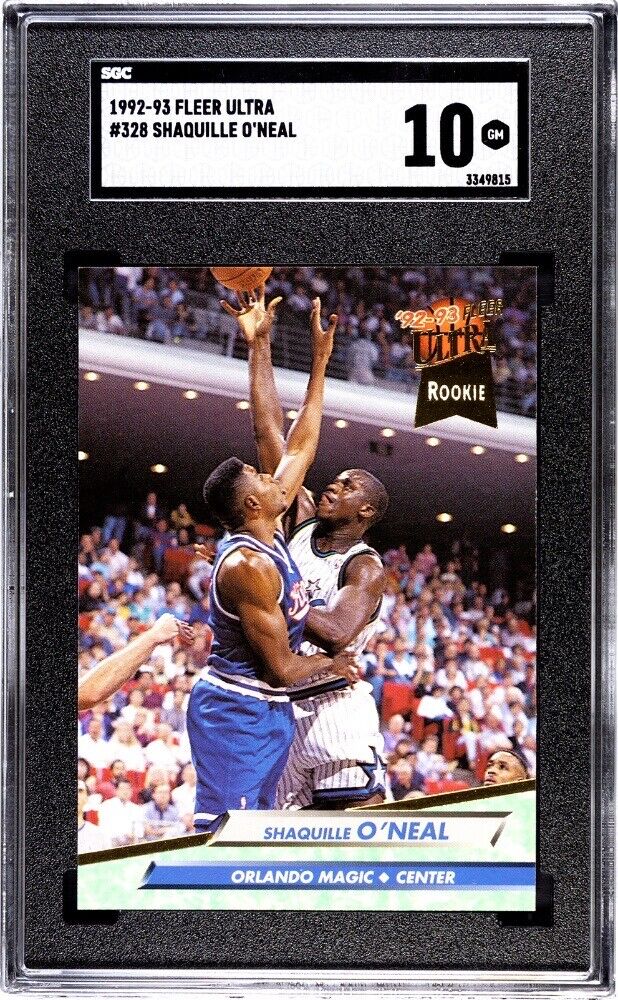 1992-93 Fleer Ultra - #328 SGC 10 GM Shaquille O'Neal (RC)