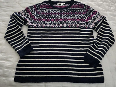 Suéter mediano con cachemir Vineyard Vines blanco rosa azul marino para mujer ESTILO: 2E0468 Foto 1 de 4