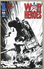 War Heroes #2-2008-fn/vf 7.0 Mark Millar / Tommy Lee Edwards B&W variant cover