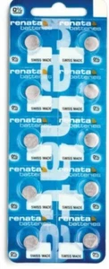 Renata 339 SR614SW Silver Oxide 0% Mercury Watch Battery | Tear strip of 10 - Picture 1 of 1