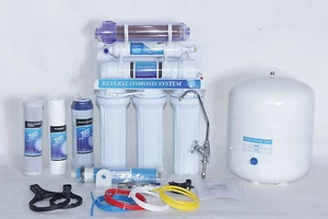 6 Stufige Umkehrosmose Osmose Osmoseanlage RO50 -11 50GPD mit Ionisierer - Bild 1 von 7