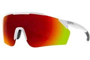 Smith Ruckus Sunglasses Matte White, ChromaPop Red Mirror Lens New - Picture 1 of 1
