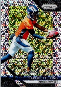 2018 Panini Prizm Disco #144 Marquette King Spectra Neon Blue Very Good