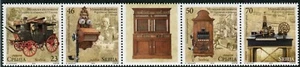 1264 - SERBIA 2018 - Museum Exhibits - Postal Carriage - Trumpet - MNH Set - Picture 1 of 2