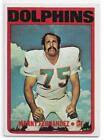MANNY FERNANDEZ 1972 Topps Football ROOKIE card #221 Miami Dolphins EX+/NR MT