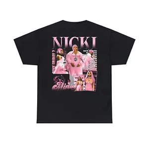 Nicki Exclusive | Pink Friday 2 Minaj Album Graphic T-shirt | Heavy Cotton - Picture 1 of 16