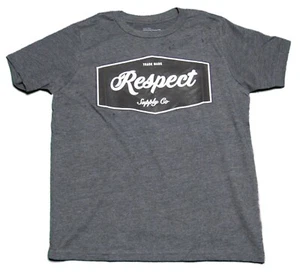 NEW Respect Supply Co. (YOUTH BOYS) 3312L Gray T Shirt Tee RRES-10 - Picture 1 of 2