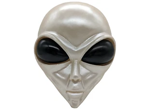 Rare & Retired White Color Alien Head Collectible Figurine by ACK MFR #91327 - Picture 1 of 8
