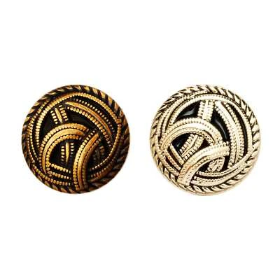 5pcs Vintage Style Braided Button with for Fashion DIY & Sewing Projects Decor - Image 1 of 3