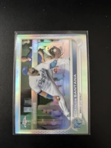 2022 Topps Chrome Refractors #143 Carlos Santana Royals - Picture 1 of 2