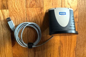 HID OMNIKEY 3121 R31210320-01 Smart Card Reader - USB 3. 0 - Gray - Afbeelding 1 van 2