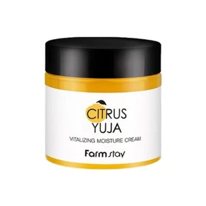 [Farmstay] Citrus YUJA Vitalisierende Feuchtigkeitscreme 80g / Koreanische Kosmetik - Bild 1 von 10