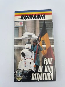 VHS Romania Fine di una dittatura Nuova Eri - Picture 1 of 2