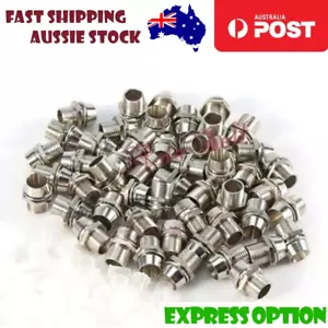 500pcs 3mm LED Light Lamp Bezel Surround Base Holder Round Chrome Metal Surround - Picture 1 of 2