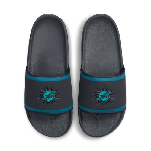 Sandali Miami Dolphins Nike Offcourt Slides Uomo taglia 12 (DD0520 002) NUOVI