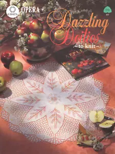 Dazzling Doilies to Knit Coats Opera Pattern Book 579 - Picture 1 of 9