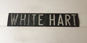 Halifax Vintage Destination Bus Blind 1960's 2 28"- White Hart - Picture 1 of 1