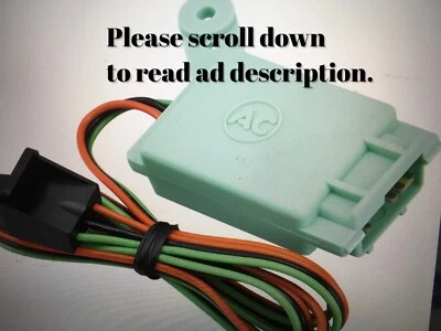 Sensor de velocidad Chevy 1982-1987 VSS, amortiguador de control, 25007463 Foto 1 de 2