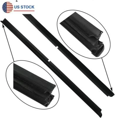 4 x Window Seal Belt Trim For 1999-2004 Jeep Grand Cherokee Front & Rear Outer Foto 1 de 4