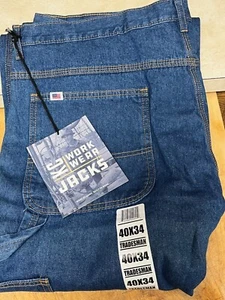KC Jacks Workware Jeans - Tradesman 40 x 34 - New With Tags - American Made - Picture 1 of 4