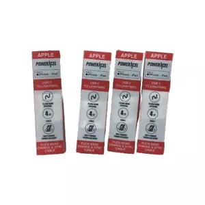 4x USB-C to Fast Charge Data Sync/Charging Cable 4ft Flexi Bend New - Picture 1 of 6