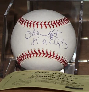 LAMARR HOYT signed OMLB baseball Cy Young All-Star ALCS 1983 COA - Picture 1 of 3