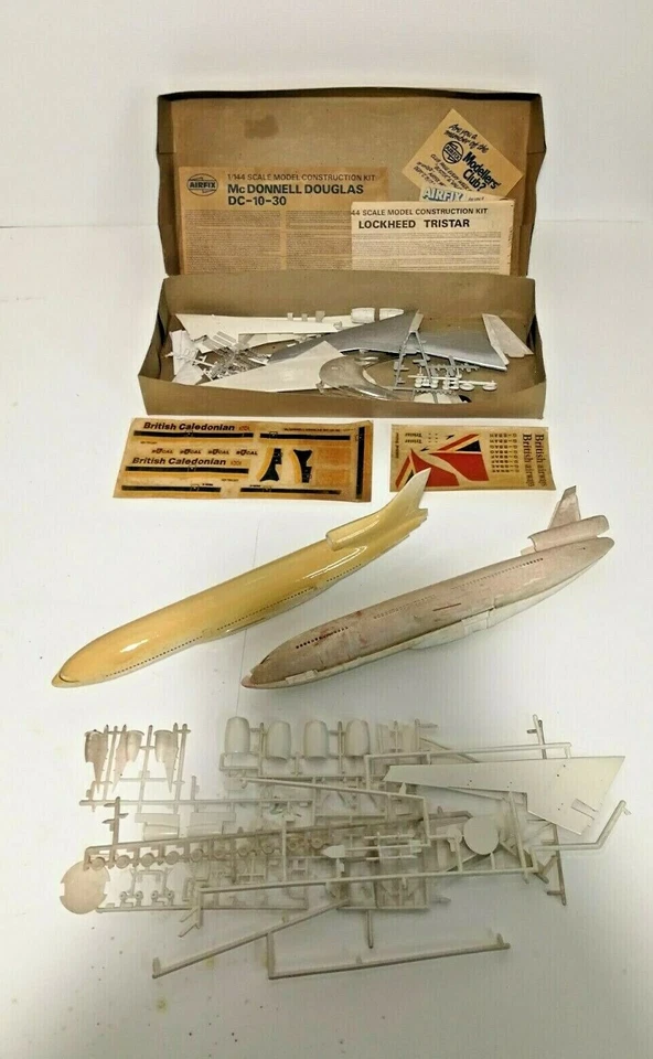 AIRFIX 1/144 AEREI - Mc Donnell Douglas DC-10-30 - Lockeed Tristar 2 modelli kit - Immagine 1 di 4