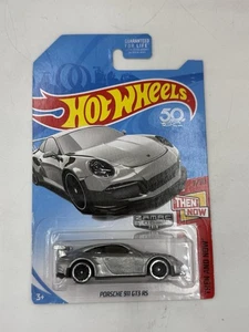 2018 Hot Wheels Porsche 911 GT3 RS ZAMAC HW Then & Now Walmart Exclusive - Picture 1 of 2