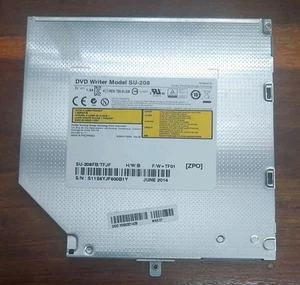 Lecteur CD-RW / DVD + RW Toshiba pour ordinateur portable. Modèle : SU-208. SATA - Photo 1/4