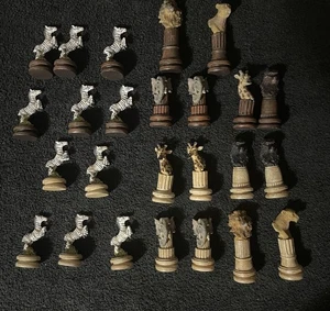 CBK Jungle Wild Animal Safari Chess Replacement Pieces - Picture 1 of 6