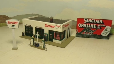 POSTO DE GASOLINA SINCLAIR ESCALA HO CITY CLASSICS - Imagem 1 de 4