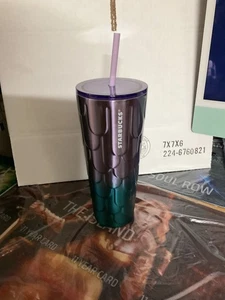 Bilancia a sirena Starbucks primavera 2023 crepuscolare ombretto bicchiere acciaio inox 24 oz - Foto 1 di 2