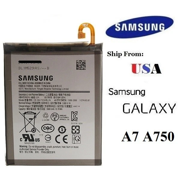 OEM Eb-ba750abu Battery Replacement 3300mah for Samsung Galaxy A7 2018 Sm-a750f