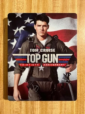 Top Gun Blu-ray & DVD Steelbook 30th Anniversary SPINE SLASH - Image 1 of 4