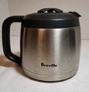 Breville Stainless Steel 10 Cup Carafe Coffee Pot Locking Lid Replacement - Picture 1 of 8