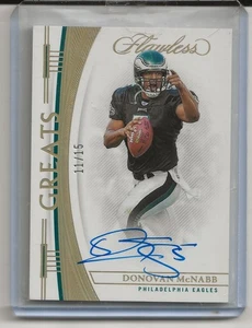 2022 Flawless Donovan McNabb Gold Auto # 11/15 - Bild 1 von 1
