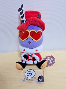 Hazbin Hotel Valentino Muñeca de Peluche Sentada 20cm Redonda Una Limitada 2025 NUEVO - Imagen 1 de 2