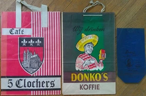 Coffee Bag 1930s Collection of 12 Different Advertising Art Original Colonial - Picture 1 of 3