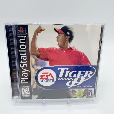 Tiger Woods 99 PGA Tour Golf PS1 PlayStation 1 Completo CIB South Park Foto 1 de 4