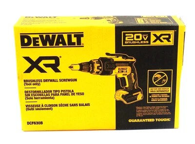 NEW DEWALT  20V XR Brsshless Drywall Screwgun DCF630B - Image 1 of 4