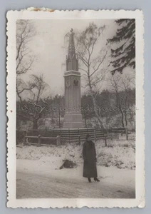 Arbesau Varvažov Telnice distrito Aussig 1935 - Monumento ruso - Foto antigua - Imagen 1 de 2