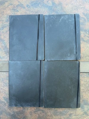 SET OF 4 ART SKETCHBOOK MEDIUM BLACK MOLESKINE USED TV SHOW UMBRELLA ACADEMY 1 - Image 1 of 4