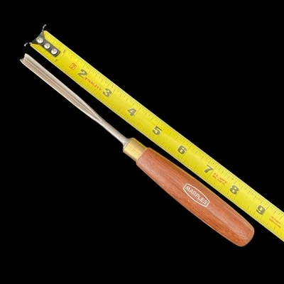 Marples Sheffield Steel V Wood Carving Gouge Tool 9 in Long - Image 1 of 4