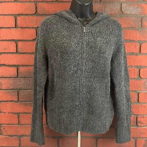 I.E. Suéter Relajado de Lana Merino con Cremallera y Capucha Pequeño - Imagen 1 de 6