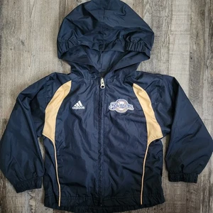 Milwaukee Brewers Jacket Toddler Size 4T Blue 4 Youth Adidas MLB Embroidered - Picture 1 of 9